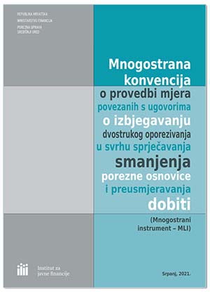 MNOGOSTRANA KONVENCĲA O PROVEDBI MJERA POVEZANIH S UGOVORIMA O IZBJEGAVANJU DVOSTRUKOG OPOREZIVANJA U SVRHU SPRJEČAVANJA SMANJENJA POREZNE OSNOVICE I PREUSMJERAVANJA DOBITI