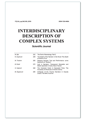 ZNANSTVENI ČASOPIS „INTERDISCIPLINARY DESCRIPTION OF COMPLEX SYSTEMS“ 17(2-A), Grupa autora