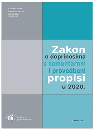 ZAKON O DOPRINOSIMA S KOMENTAROM I PROVEDBENI PROPISI U 2020., Sandra Pezo i Jasna Prepeljanić