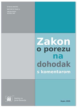 ZAKON O POREZU NA DOHODAK S KOMENTAROM (9A), Sandra Pezo i Gordana Lončar