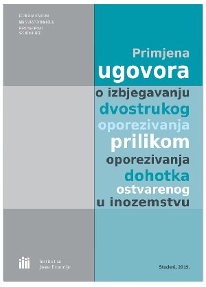 PRIMJENA UGOVORA O IZBJEGAVANJU DVOSTRUKOG OPOREZIVANJA PRILIKOM OPOREZIVANJA DOHOTKA OSTVARENOG U INOZEMSTVU (11a), Grupa autora