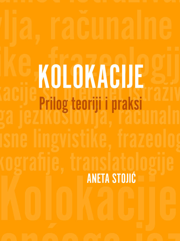 KOLOKACIJE – PRILOG TEORIJI I PRAKSI, Aneta Stojić