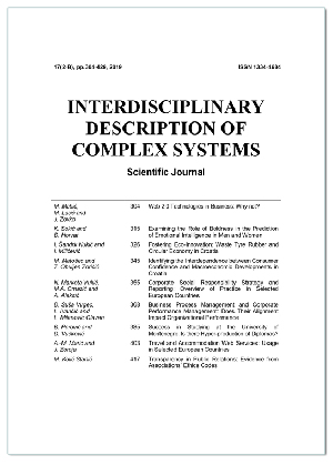 ZNANSTVENI ČASOPIS „INTERDISCIPLINARY DESCRIPTION OF COMPLEX SYSTEMS“ 17 (2-B), Grupa autora