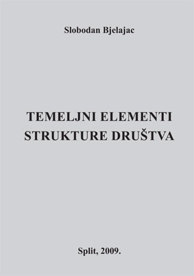 TEMELJNI ELEMENTI STRUKTURE DRUŠTVA (2009) Slobodan Bjelajac