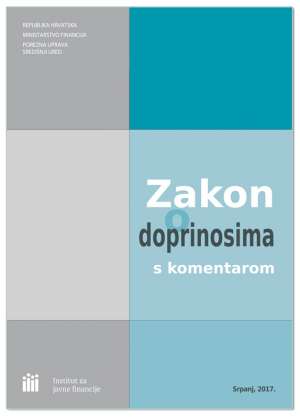 ZAKON O DOPRINOSIMA S KOMENTAROM, Ksenija Cipek, Dražen Opalić, Jasna Prepeljanić