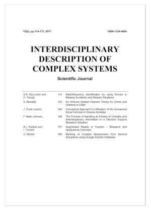 ZNANSTVENI ČASOPIS „INTERDISCIPLINARY DESCRIPTION OF COMPLEX SYSTEMS“15(2), Grupa autora
